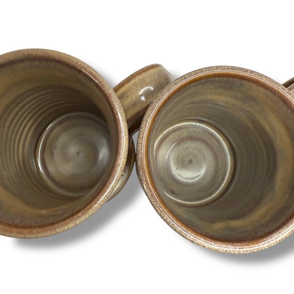 Deneen Pottery Irish Hollow Coffee Mug Lot of 2 Glossy Made In USA Cottagecore - Picture 6 of 9
